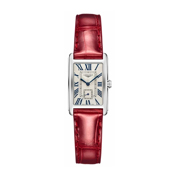 Longines Elegance DolceVita  L5.255.4.71.5 Red Leather Watches For Womens
