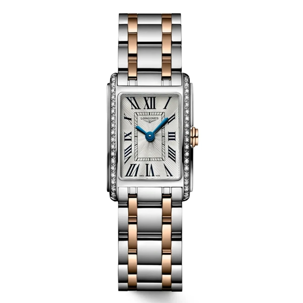 Longines Elegance DolceVita  L5.258.5.79.7 Silver Stainless Steel & Gold  Watches For Womens