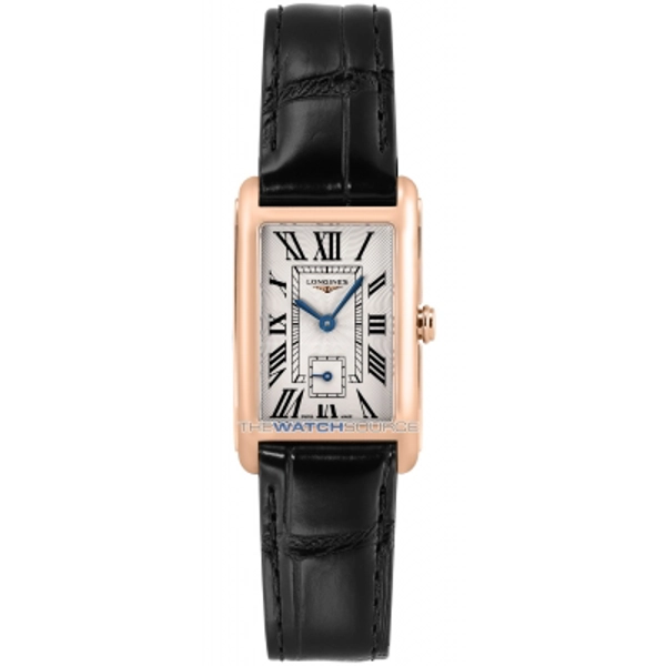 Longines Elegance DolceVita L5.512.8.71.0 Black Leather  Watches For Womens