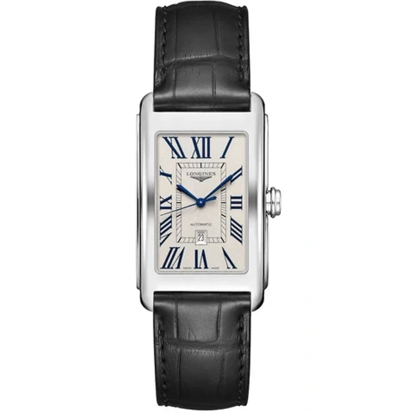 Longines Elegance DolceVita  L5.767.4.71.0 Black Leather Watches For Womens