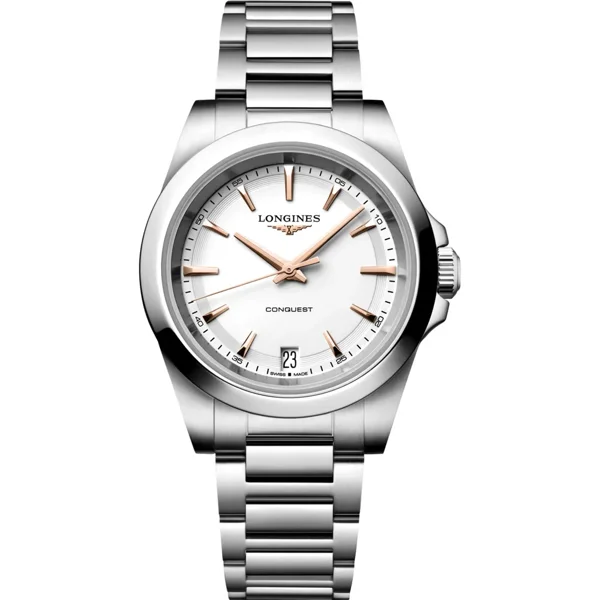 Longines Conquest L3.460.4.18.6 Silver Stainless Steel For Women