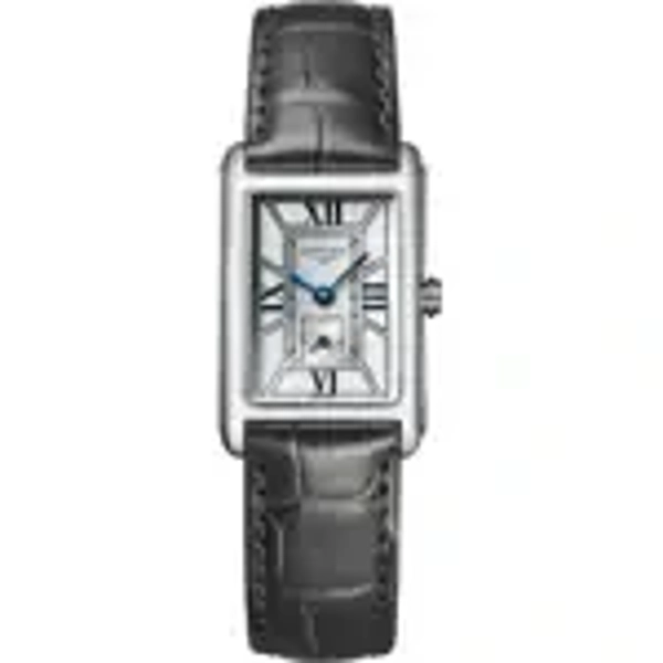 Longines Elegance DolceVita L5.255.4.75.2 Black Leather  Watches For Womens