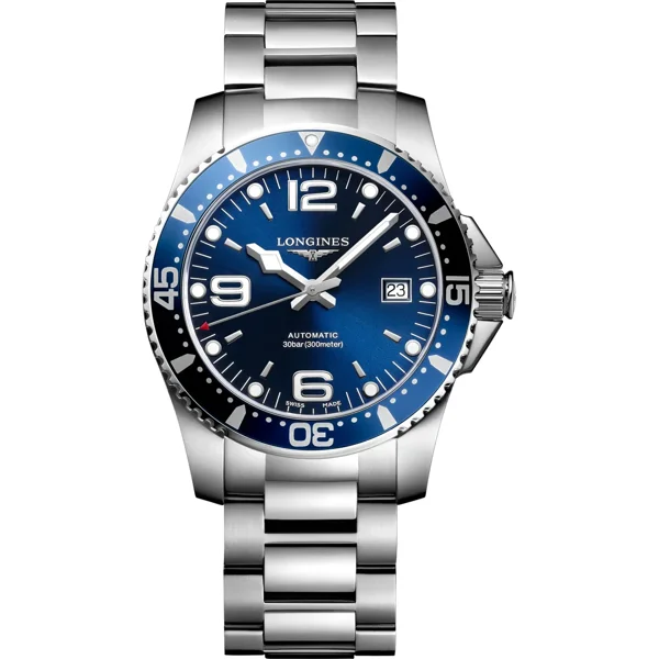 Longines Conquest HydroConquest L3.742.4.96.6 Silver Stainless Steel For Men