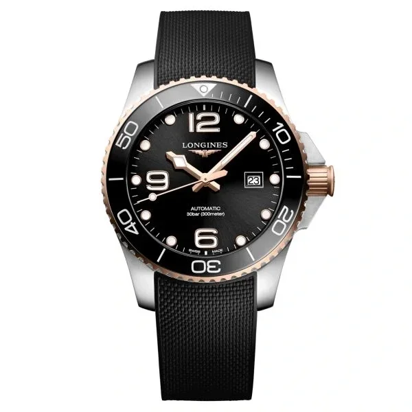 Longines Conquest HydroConquest L3.782.3.58.9 Black Rubber For Men