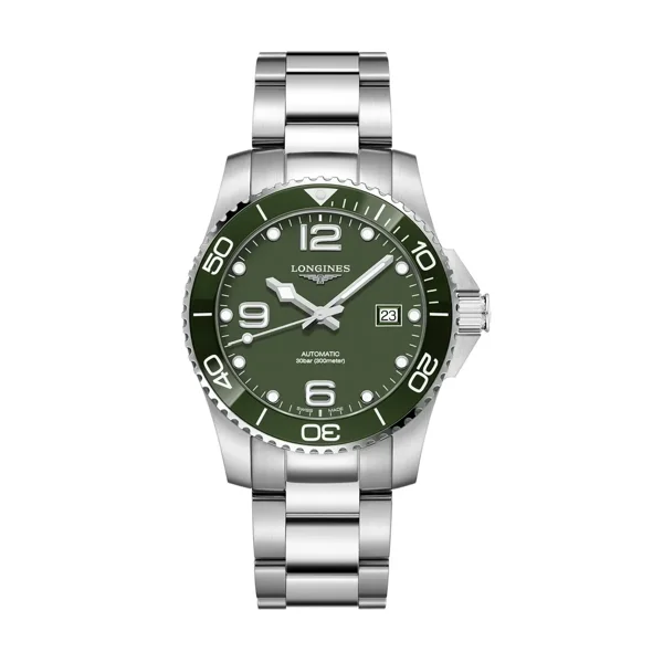 Longines Conquest HydroConquest L3.781.4.06.6 Silver Stainless Steel  For Men