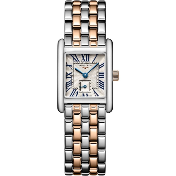 Longines Elegance Mini DolceVita L5.200.5.71.7 Silver Stainless Steel & Gold Watches For Womens