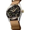 additional image for Longines Spirit Zulu Time L3.812.5.53.2 Brown Synthetic Fabric For Men