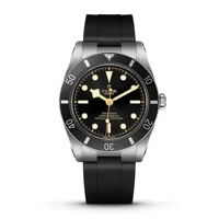 TUDOR BLACK BAY 54 m79000n-0002 Black Rubber W..