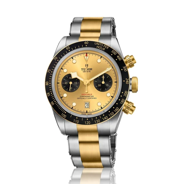 TUDOR BLACK BAY CHRONO m79363n-0007 Silver & Gold Stainless Steel Watches For Men