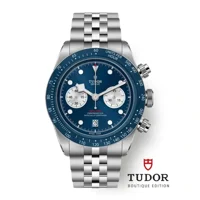 TUDOR BLACK BAY CHRONO m79360b-0002 Silver Sta..
