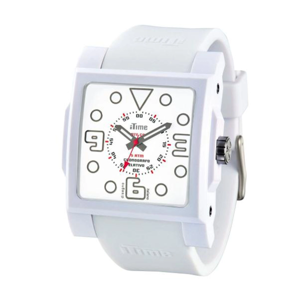 iTime Unisex White Dial..