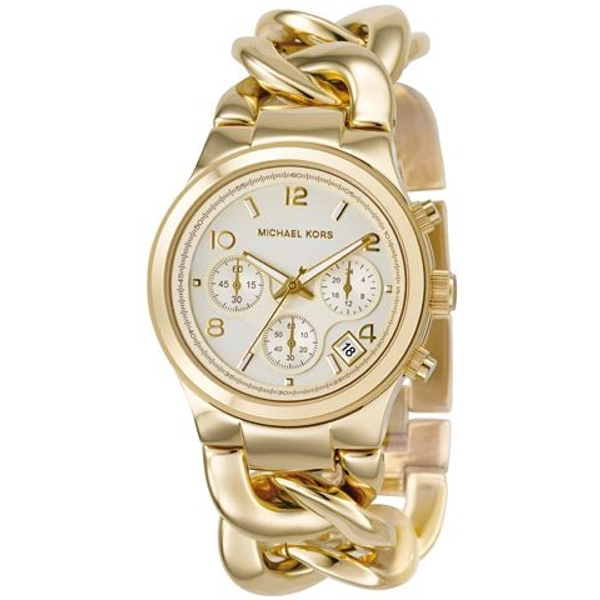 Michael Kors Watches MK3131 Unisex Gold ID Style Bracelet Strap