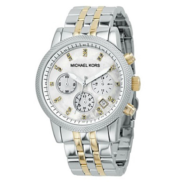 Michael Kors Watches MK5057 Womens Polished Steel with Gold