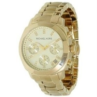 New Michael Kors Ladies Gold Chronograph Watch..