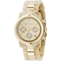 Michael Kors Mk5139 Ladies Watch Horn Gold Bra..