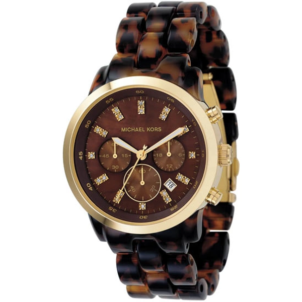 Michael Kors Watches MK5216 Womens Tortoise Effect Bracelet Strap
