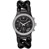 Michael Kors Ladies' Black Chain-Link Bracelet..