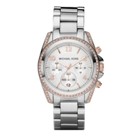 Michael Kors Women's MK5459 Blair Silver Rose ..