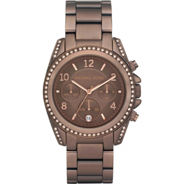 Michael Kors Watches MK5493 Ladies Brown Chronograph Watch