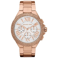 Michael Kors Women's MK5636 Rose Goldtone Whit..
