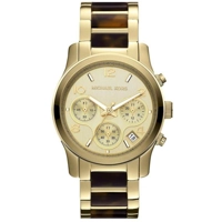 Michael Kors Unisex MK5659 Runway Two Tone Gol..
