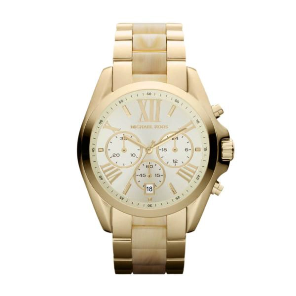 Michael Kors MK5722 Unisex Bradshaw Gold & Horn Watch