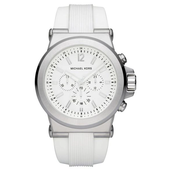Michael Kors MK8153 Mens White Watch