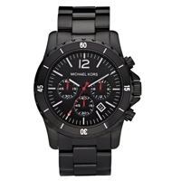 Michael Kors MK8161 - Mens Chrono Black Ion Pl..
