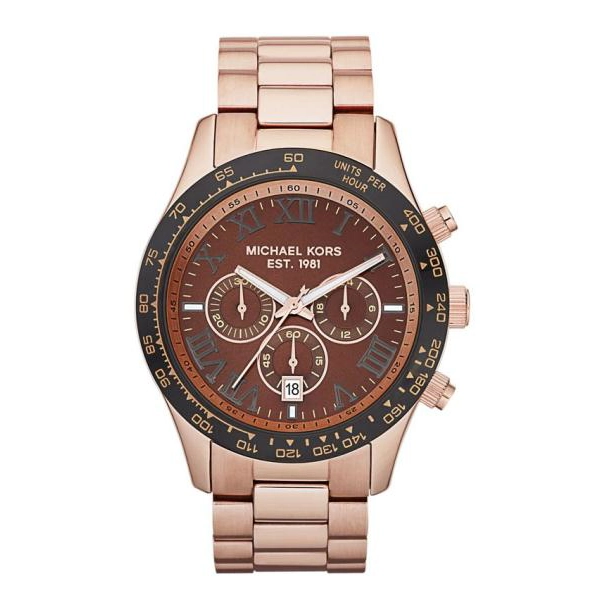 Michael Kors MK8247 Gents Rose Gold Stainless Steel Bracelet Watch