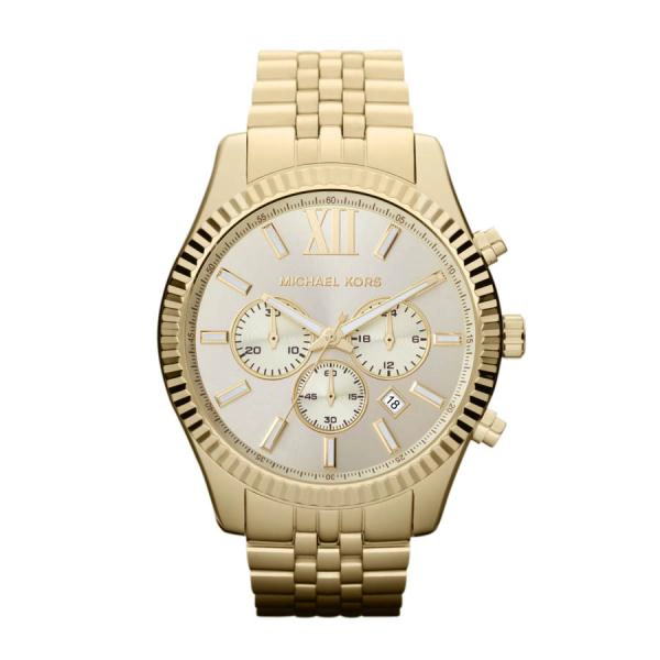Michael Kors Watches MK8281 Mens Chronograph Gold Watch