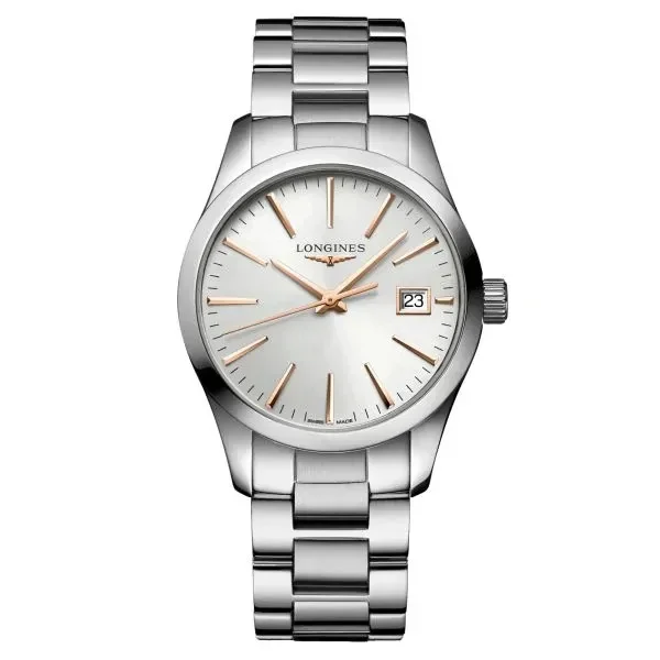 Longines Conquest Classic L2.386.4.72.6 Silver Stainless Steel For Women
