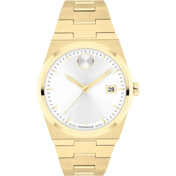 Movado BOLD Quest 3601187 Gold Stainless Steel Watches For Women