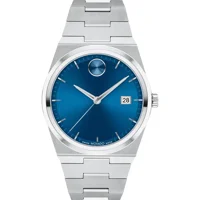 Movado BOLD Quest 3601221 Silver Stainless Ste..