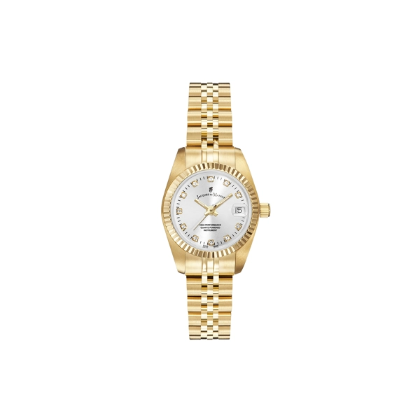 Jacques Du Manoir NRO.12 Ladies Inspiration Gold Watch