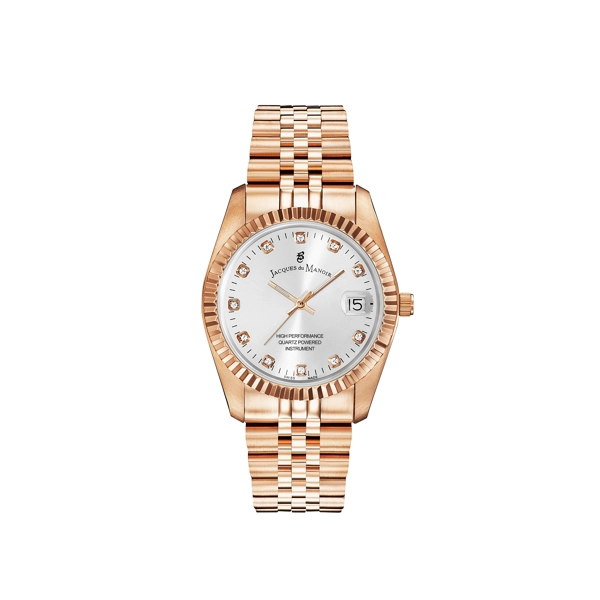 Jacque Du Manoir NRO.15 Women's Rose gold Stainless Steel Watches