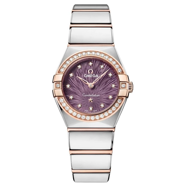 Omega Constellation 131.25.25.60.60.002 Silver Stainless Steel & Gold Watches for Women