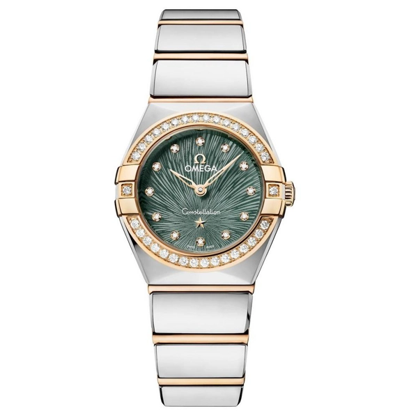 Omega Constellation 131.25.25.60.60.001 Silver Stainless Steel & Gold Watches for Women