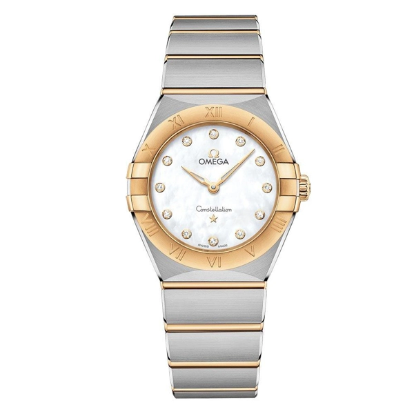 Omega Constellation 131.20.28.60.55.002 Silver Stainless Steel & Gold Watches for Women