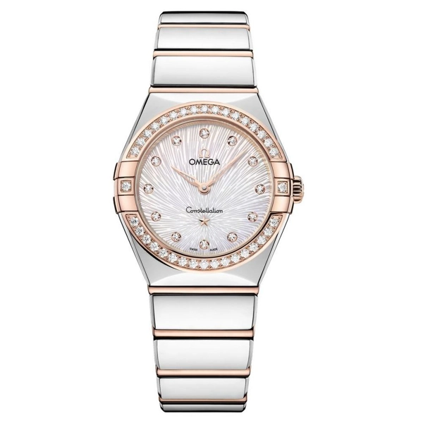 Omega Constellation 131.25.28.60.55.003 Silver Stainless Steel & Gold Watches for Women