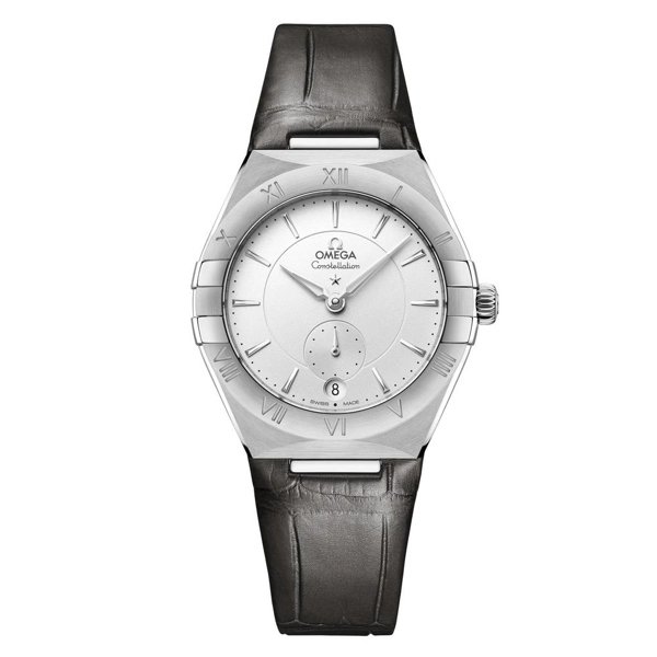 Omega Constellation Small Seconds 131.13.34.20.02.001 Black Leather Watches for Women