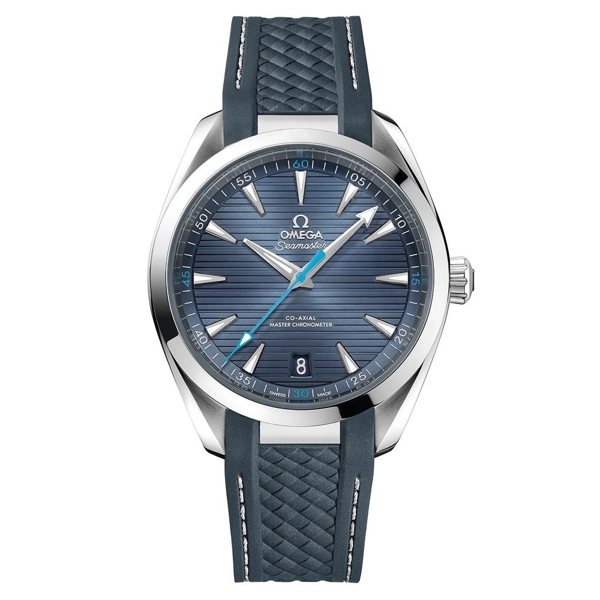 Omega Seamaster Aqua Terra 150M 220.12.41.21.03.002 Blue Rubber Watches for Men
