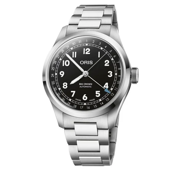 Oris Big Crown Pointer Date 01 754 7798 4064-07 8 20 06 Silver Stainless Steel Watches for Men