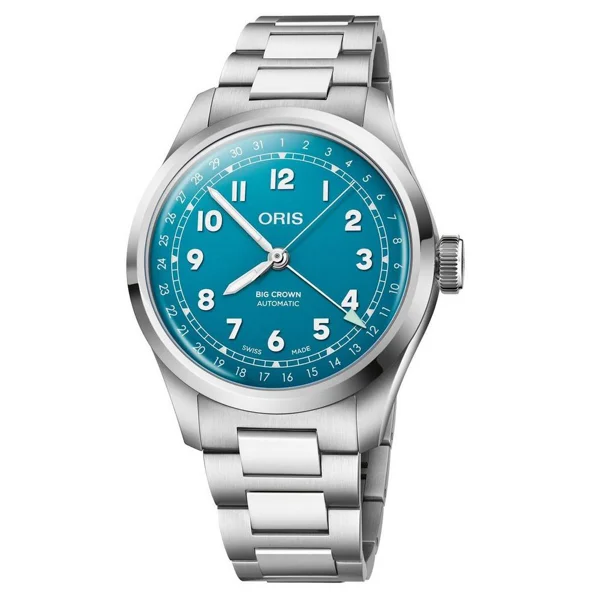 Oris Big Crown Pointer Date 01 754 7798 4065-07 8 20 06 Silver Stainless Steel Watches for Men