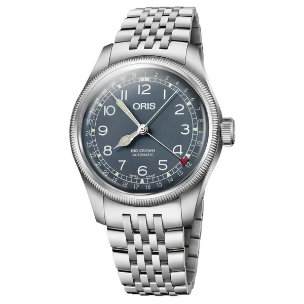 Oris Big Crown Pointer Date 01 754 7785 4065-07 8 20 02 Silver Stainless Steel Watches for Men