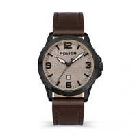 Police PEWJB2194501 Brown Leather Watches