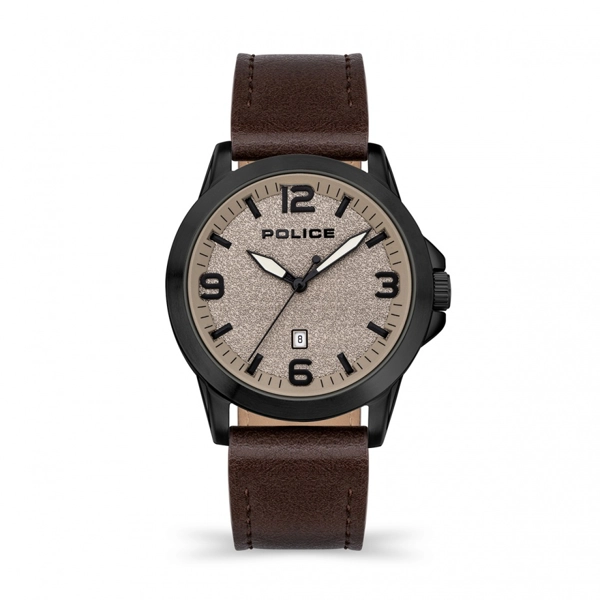 Police PEWJB2194501 Brown Leather Watches
