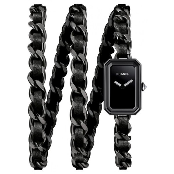 Chanel H6358 Women's Black Stainless Watches