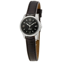 Tissot T41112357 Black Dial Leather Strap Watc..
