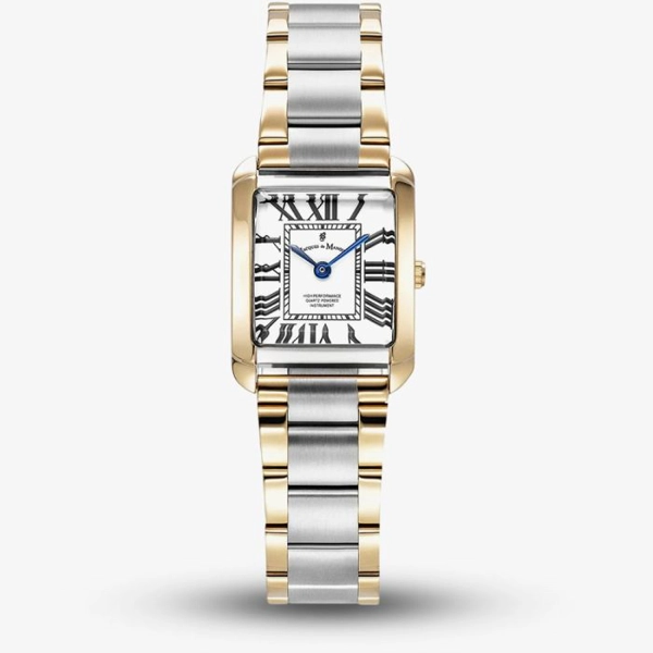 JACQUES DU MANOIR Emily JWL04403 Silver,Gold Stainless Steel Watches For Women