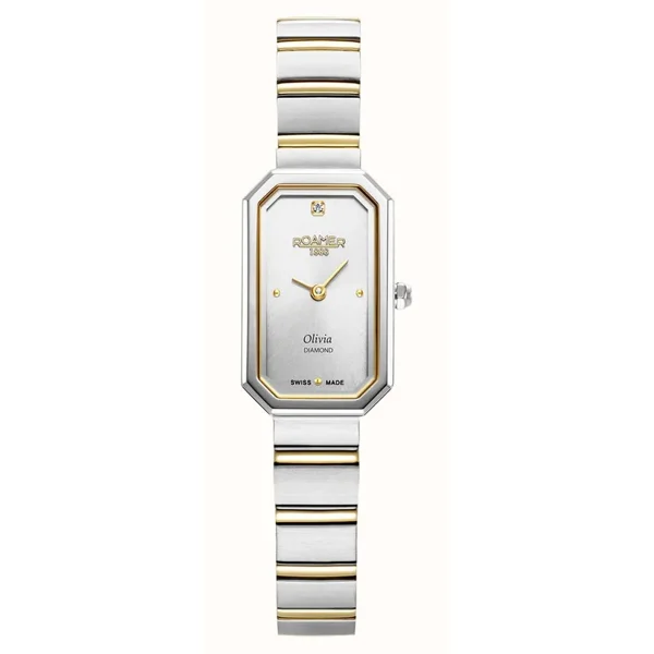 ROAMER OLIVIA-DIAMOND 627845_47_19_20 Silver,Gold Stainless Steel Watches For Men